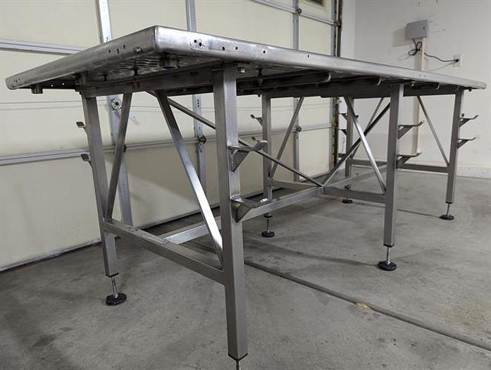 Used Savage 3 x 8 ft SS Water Cooled Table