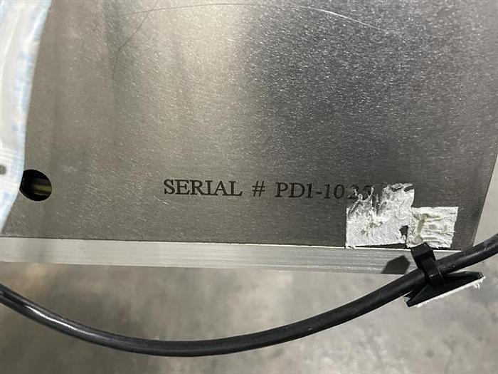 Used Abox Automation model PD1 pouch desiccant inserter