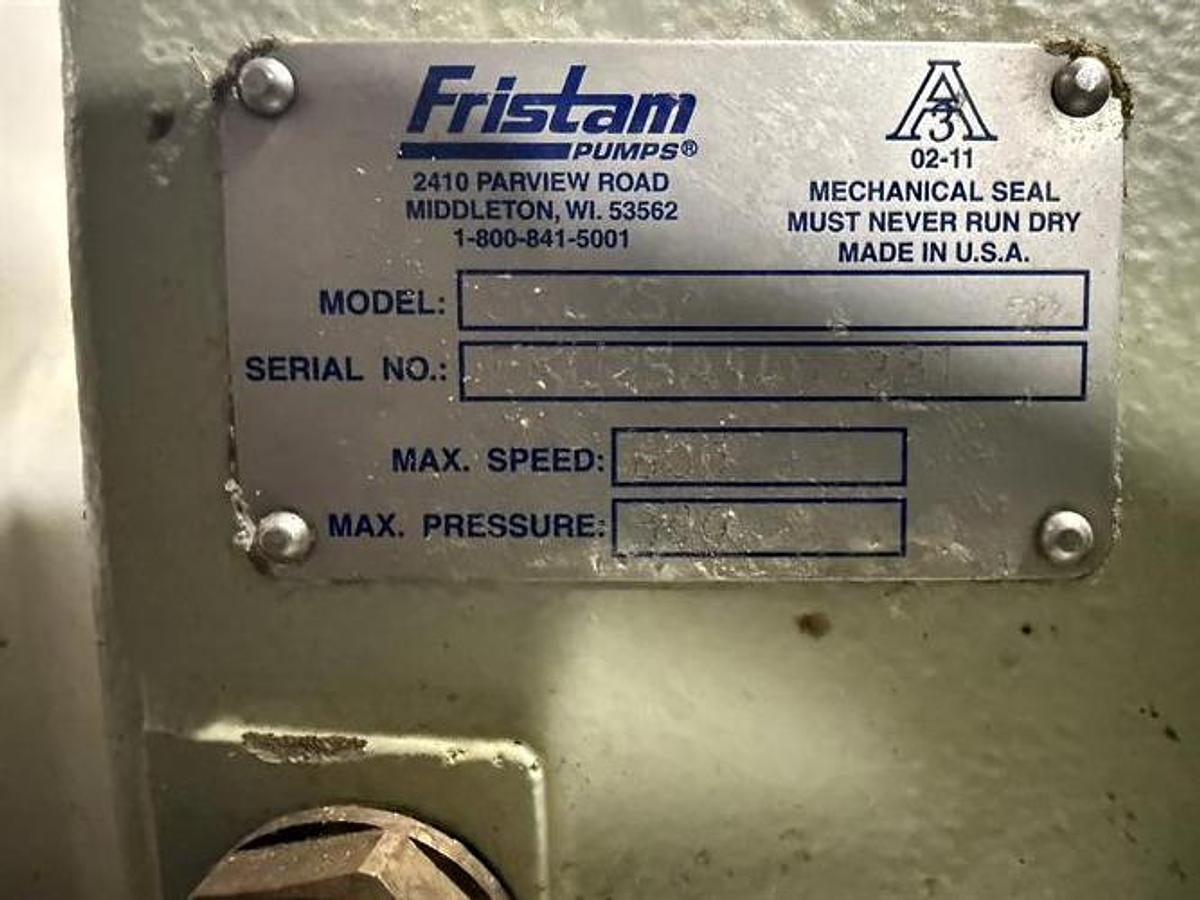 Used Fristam FKL25A SS PD Pump