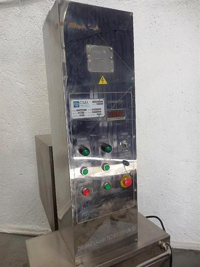 Used CIMA model ZLT700B stainless steel elevator.