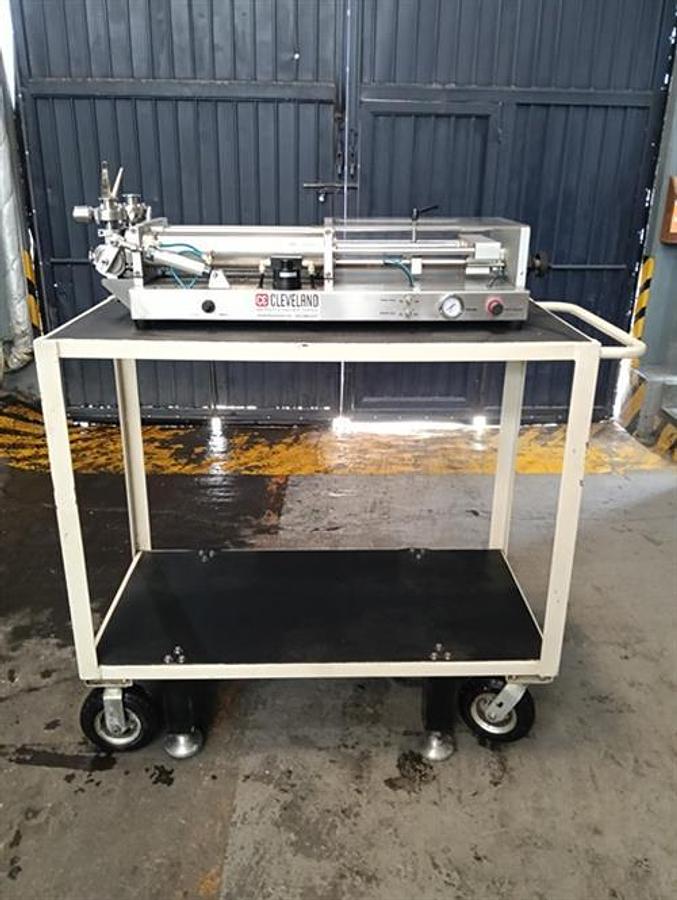 Used Cleveland model SGP-D-1002 stainless steel piston filler