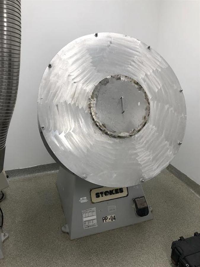 Used Stokes 40" diameter canvas polishing pan