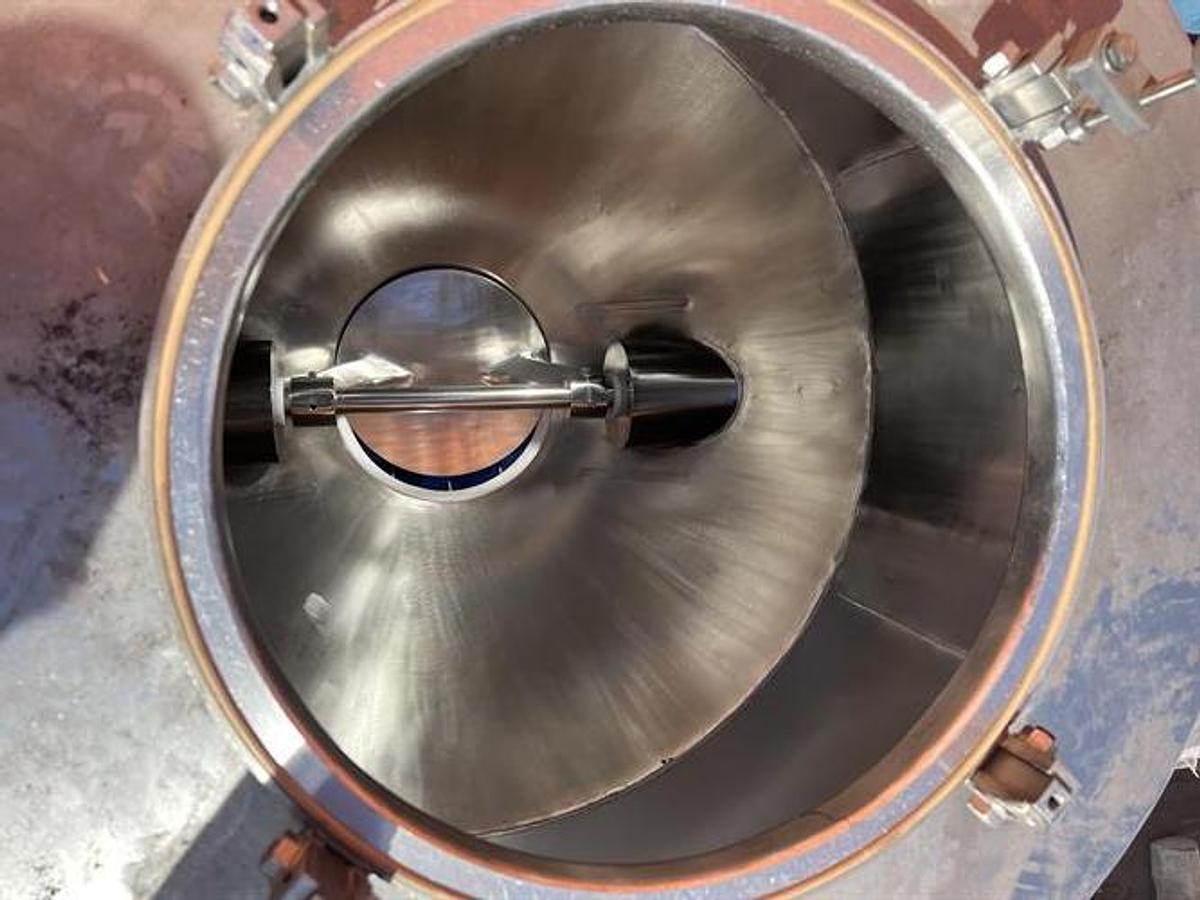 Used Gemco 30 Cu Ft stainless steel double cone blender