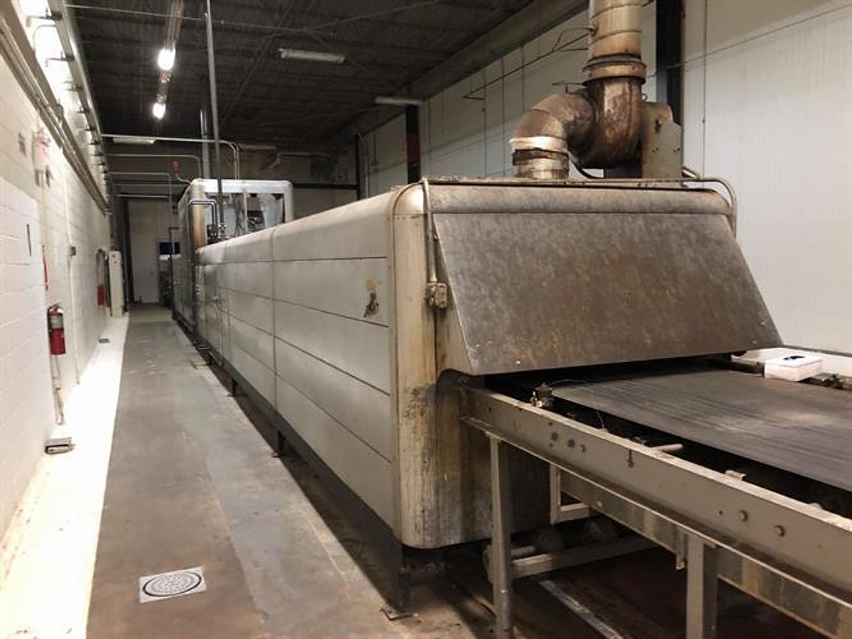 Used Werner Lehara 1- Meter Double Oven Line for Biscotti/Macaroons