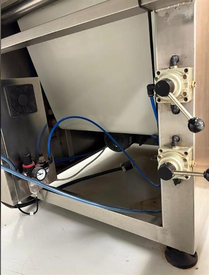 Used MK Machinery 24" wide x 50-ft long Stainless Steel Cooling Tunnel