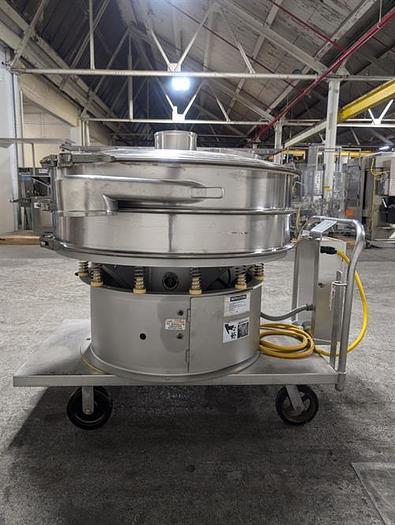 Used Sweco model XS48Y86 48" diameter  single deck sifter