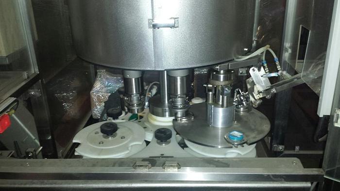 Used ZALKIN CA3PM ROTARY 3-HEAD CAPPER, 43 MM.CAP