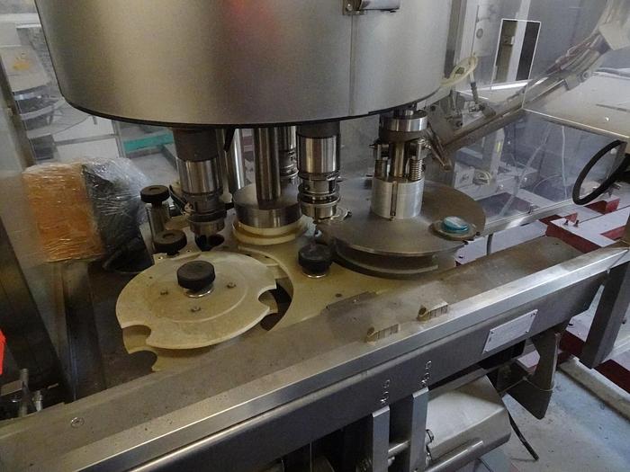 Used ZALKIN CA3PM ROTARY 3-HEAD CAPPER, 43 MM.CAP