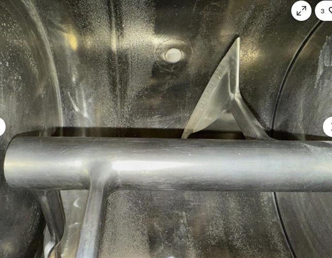 Used Lodige M20 20 Liter SS Jacketed Plow Mixer