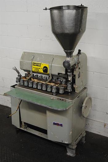 Used Arenco model GAB Metal Tube Filler & Sealer - Reconditioned and set for one size tube