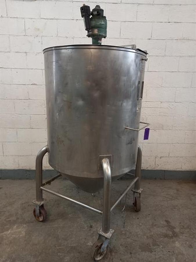 Used 170 gallon stainless steel tank