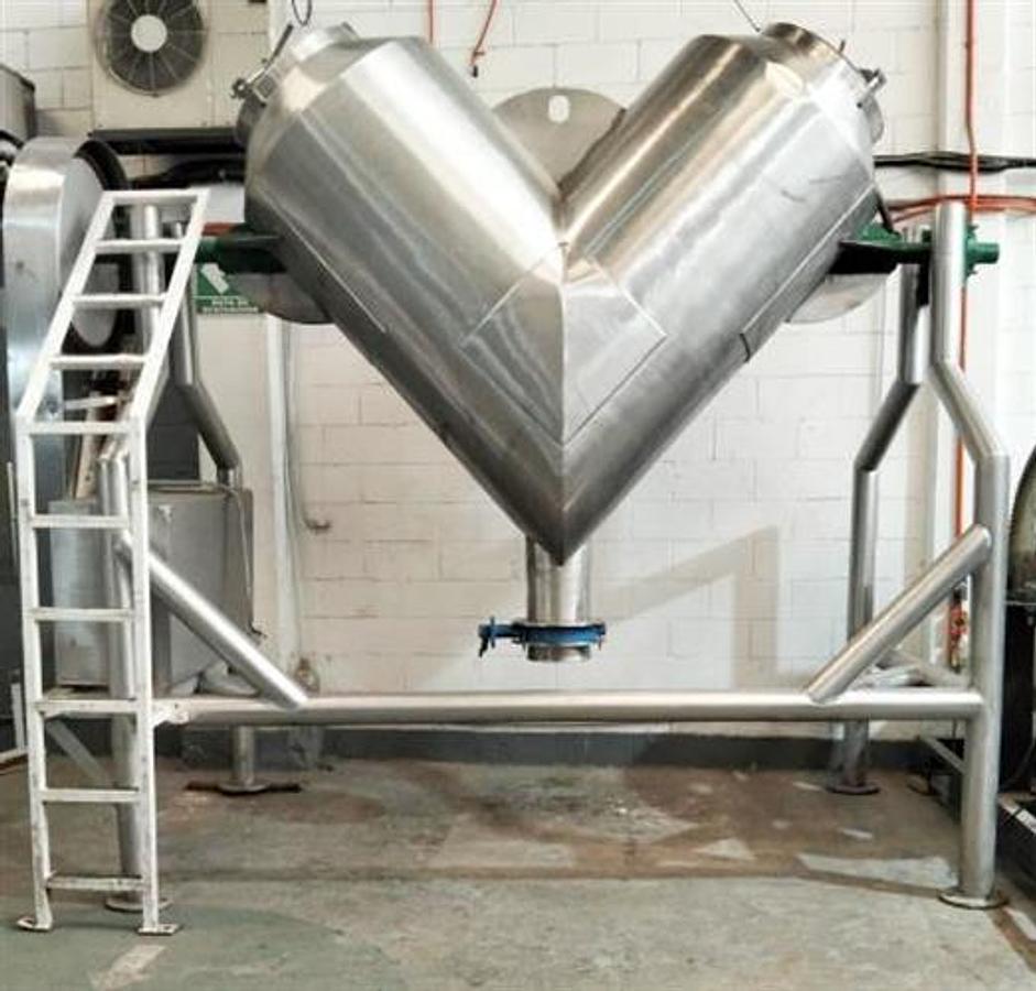 Used Stainless steel 65 Cu Ft V blender