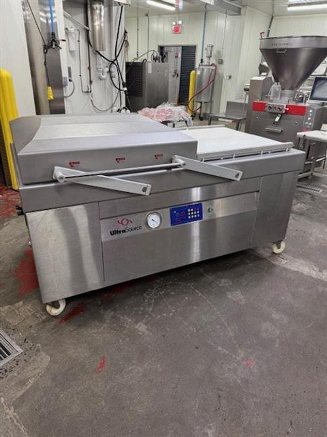 Used Ultra Source Ultravac 880 vacuum packager & Henkelman DT 100 diptank