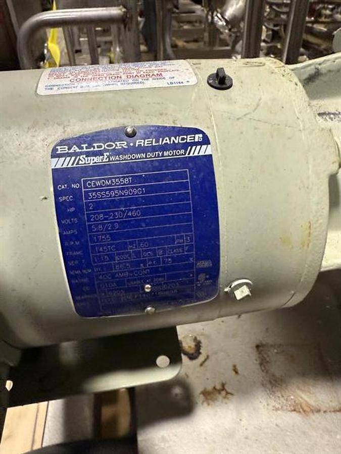 Used (2) AB Process 150 Gallon SS jacketed & Agitated Tanks