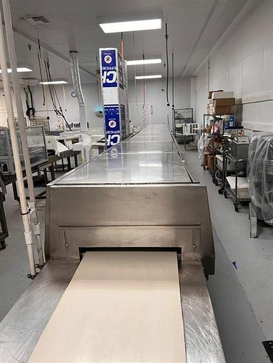 Used APV 16" wide x 28-ft Long Stainless Steel Cooling Tunnel