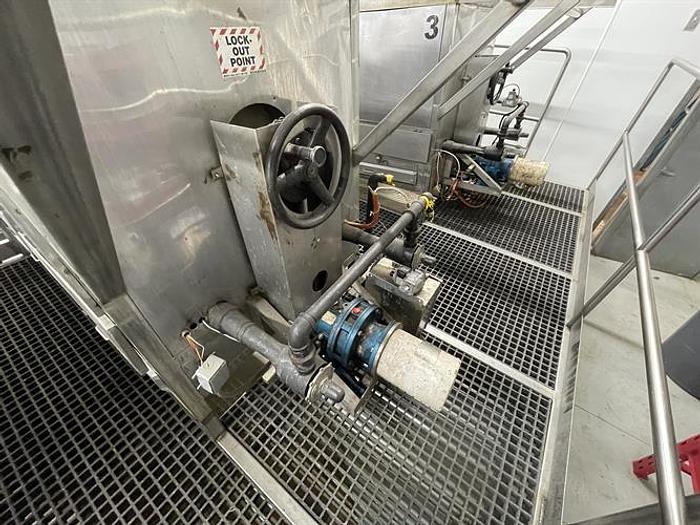 Used (3) 150-lb Capacity Stainless Steel Dry Roasters