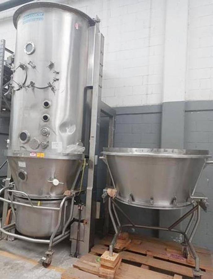 Used Vector Freund Stainless Steel Fluid Bed Dryer