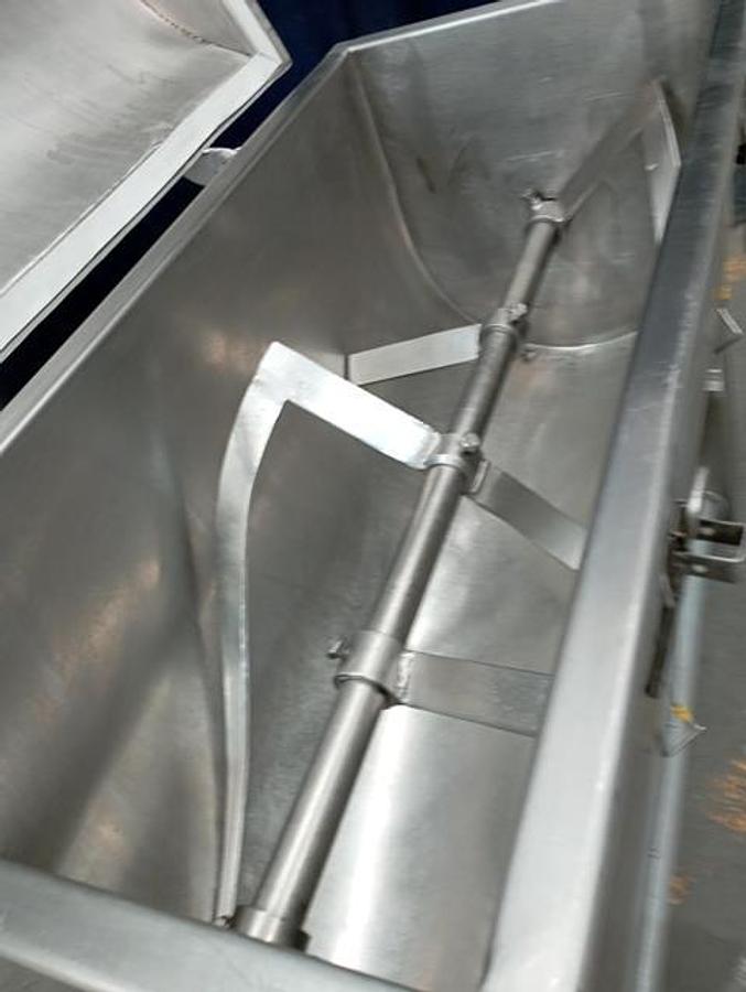 Used Stainless Steel 13 cu-ft Ribbon Blender