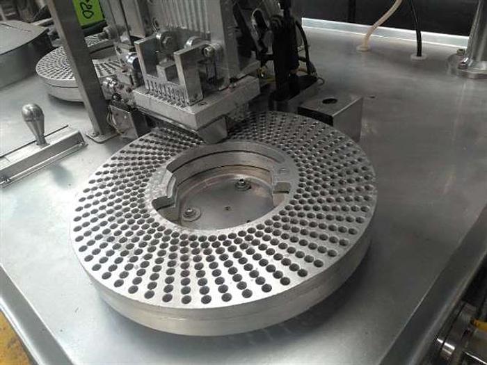 Used Pharmafill Model CF2 Stainless Steel Semiautomatic Filler