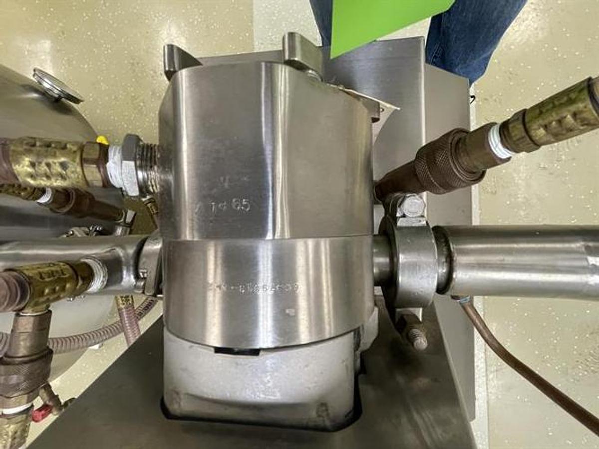 Used Savage 450-lb Stainless Steel Chocolate Melter with Stainless Steel jacketed Pump