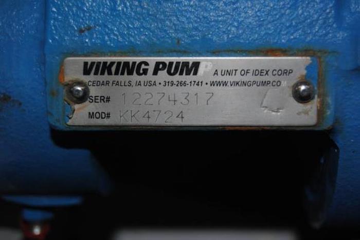 Used Viking model KK4724 Stainless Steel Positive Displacement Pump -