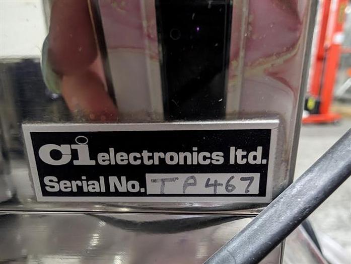 Used CI Electronics model model ISS 33 195 Sade checkweigher