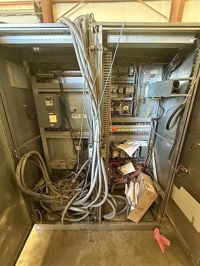 Used APV 48" Two Roll Extruder with Ultrasonic Guillotine Cutter