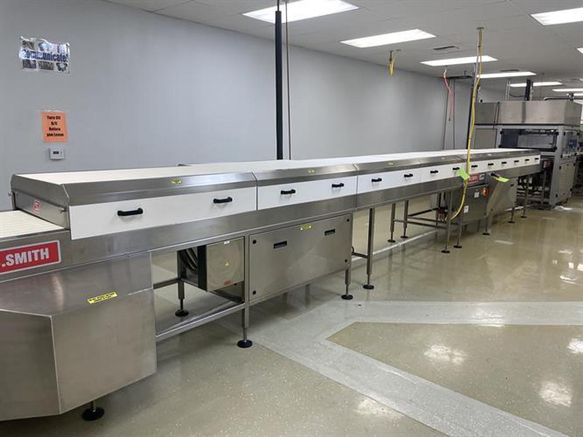 Used Sollich 620 (24") Caramel Nut Cluster Depositing Line - 150 clusters/minute