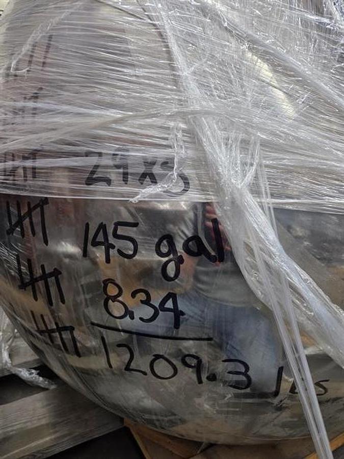 Used 52" Stainless Steel Coating Pan