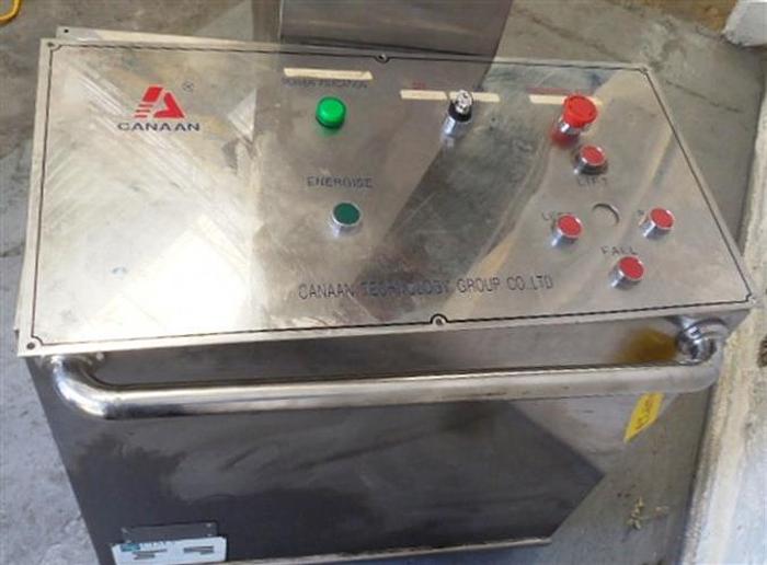 Used CIMA model NTY-150 stainlees steel elevator.