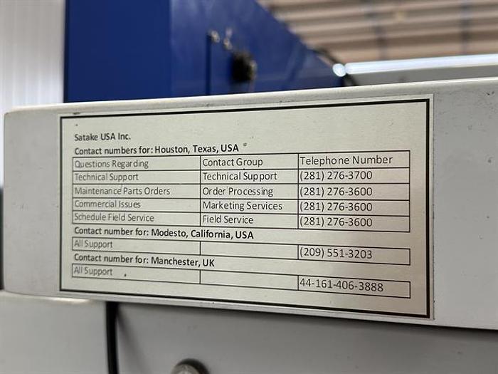 Used Satake EVO-IR-400 Infrared Color and Sorting Machine for Nuts