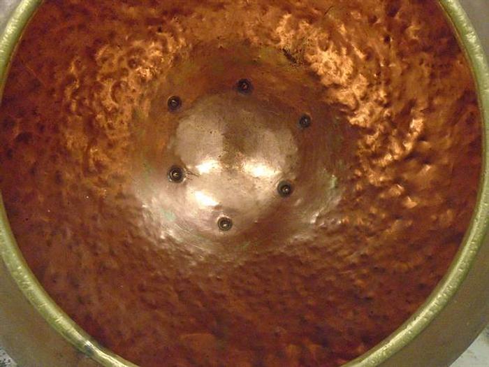 Used 38" diameter Copper Coating Pan