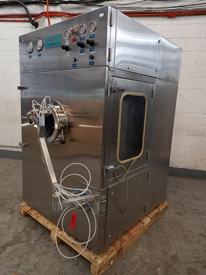 Used O'Hara model LCW-X LABCOAT coating pan