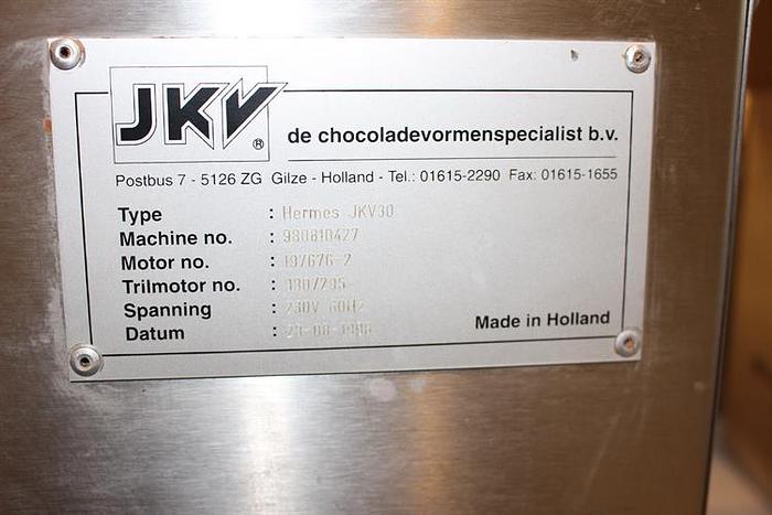 Used JKV Hermes 30 Tempering Melter