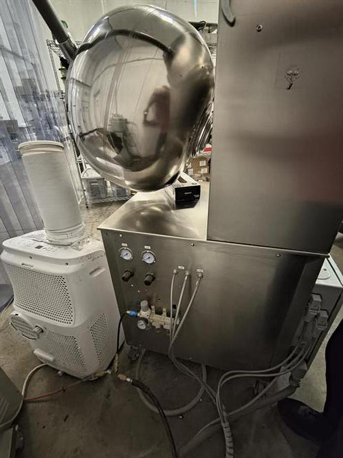 Used Rollermac 24" Stainless Steel Coating Pan with Spray System