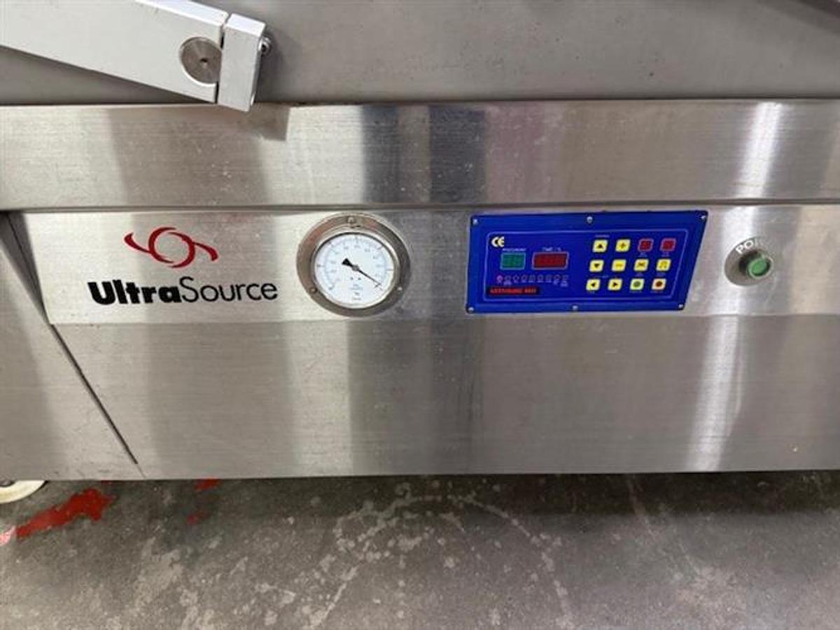 Used Ultra Source Ultravac 880 vacuum packager & Henkelman DT 100 diptank