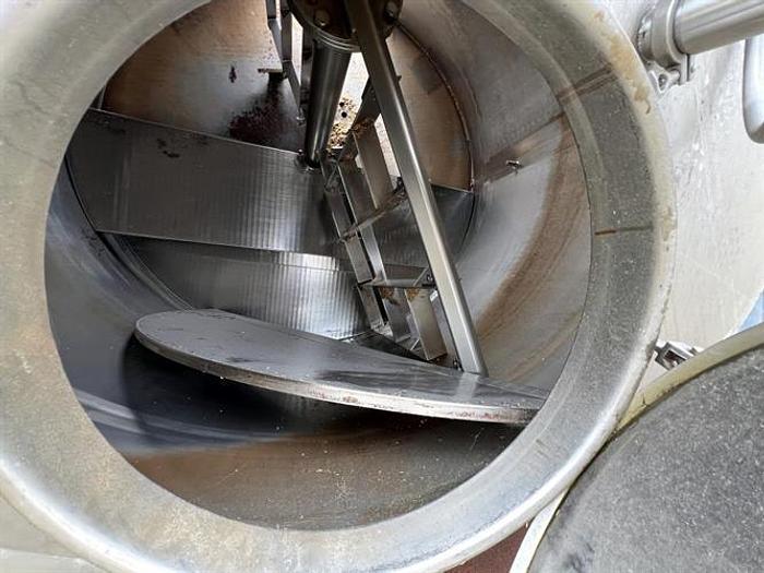 Used Silver State Stainless Brew Tank, 30 Barrel Mash Tun Cap1800 Gallon SS Mix Tank