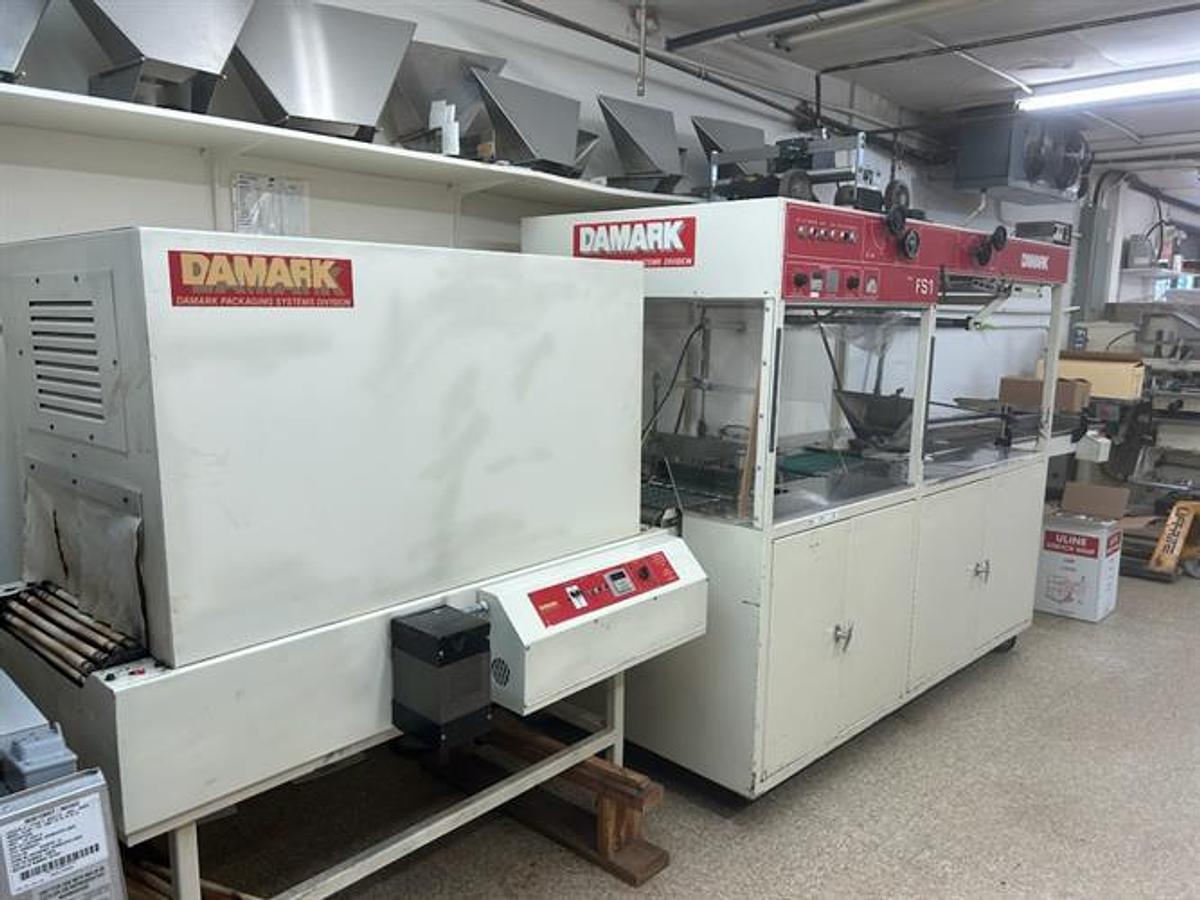 Used Damark FS1 Flow Through Shrink Wrapper with Tunnel