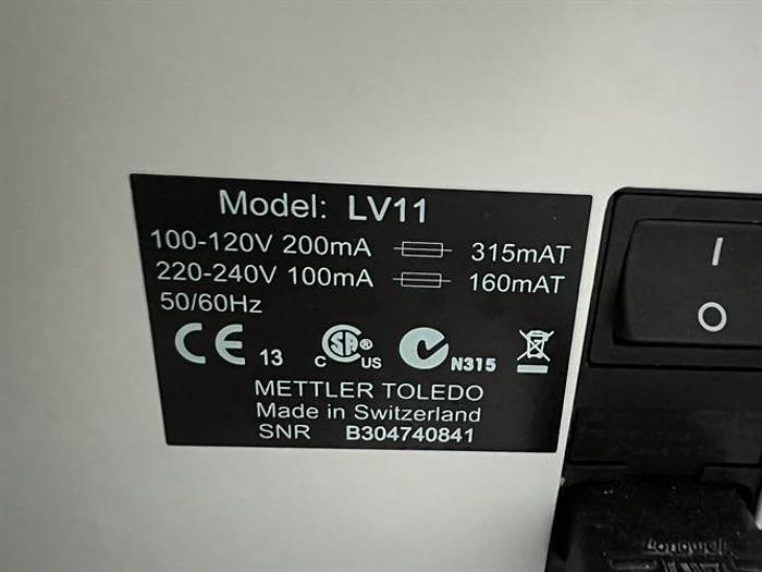Used Mettler Toledo model XP603S analytical scale with LV11 automatic feeder