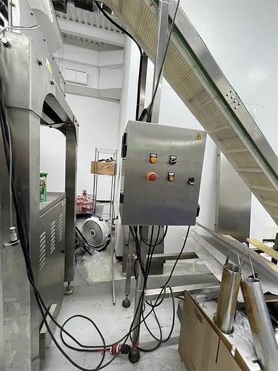 Used BairesPack Pre-made Doy Pouch Machine with 4-lane Linear Scale