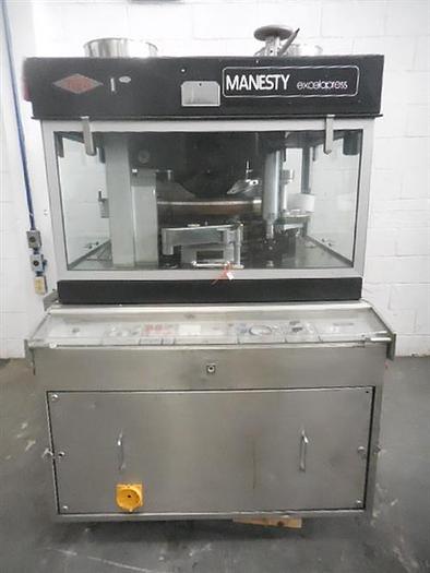 Used Manesty model Excelapress 61 station rotary tablet press