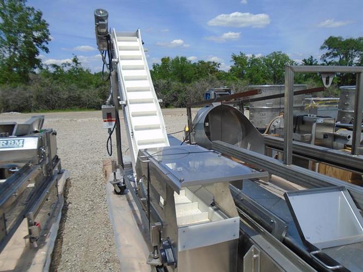 Used SSI Stainless Steel Inclined Elevator