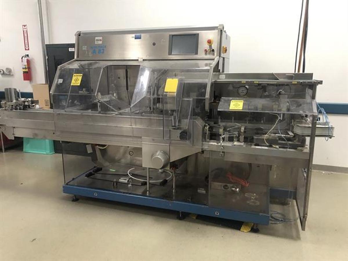 Used IMA model A83 cartoner with blister feeder
