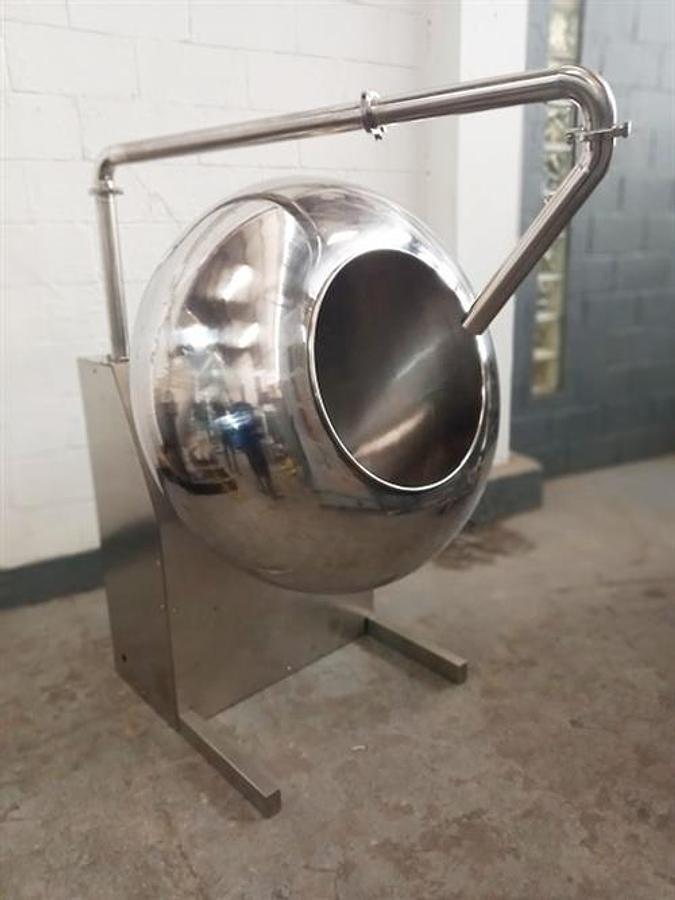 Used SaintyCo model SQY-1000 40" dia. coating pan