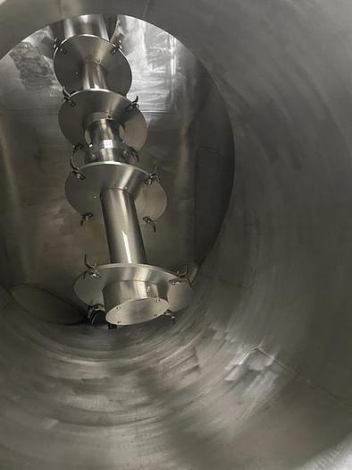 Used Patterson Kelley 60 cuft Stainless Steel V-Blender with Intensifier Bar