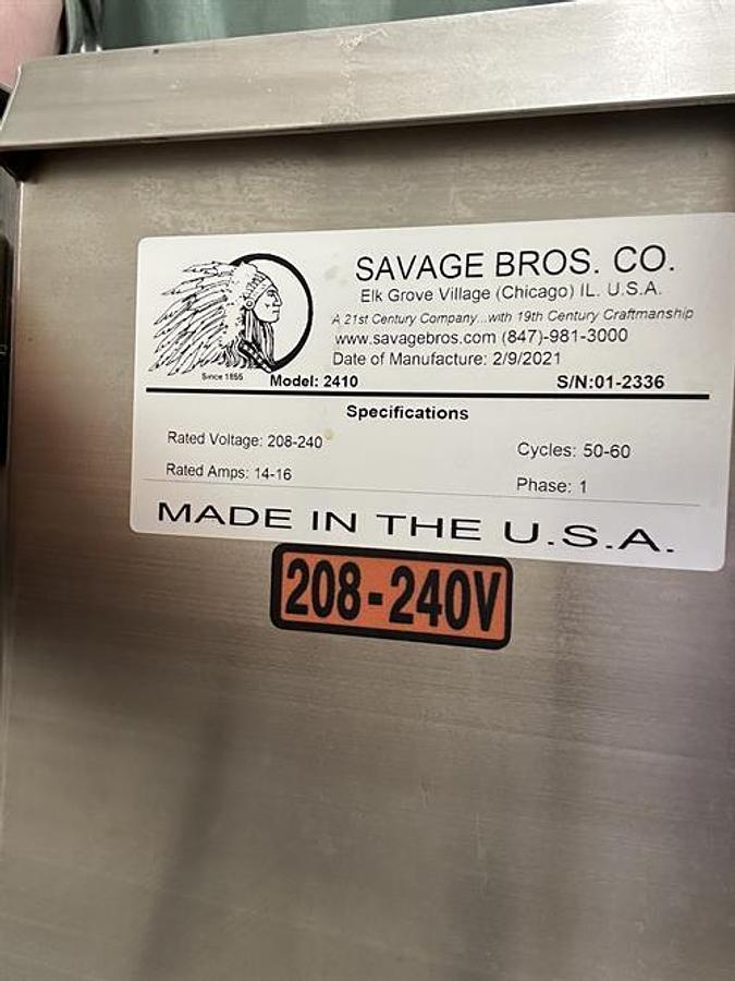 Used Savage FM14 Table Top Cooker