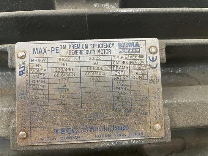 Used Patterson Kelley 60 cuft Stainless Steel V-Blender with Intensifier Bar