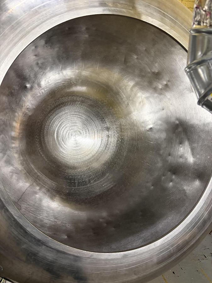 Used (2) Latini 42" Stainless Steel Coating Pans on Common Base