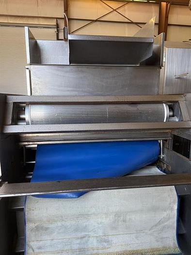 Used APV 48" Two Roll Extruder with Ultrasonic Guillotine Cutter