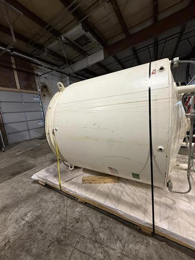 Used McCarter 20,000 lb Jacketed Vertical Agitated Chocolate Tank